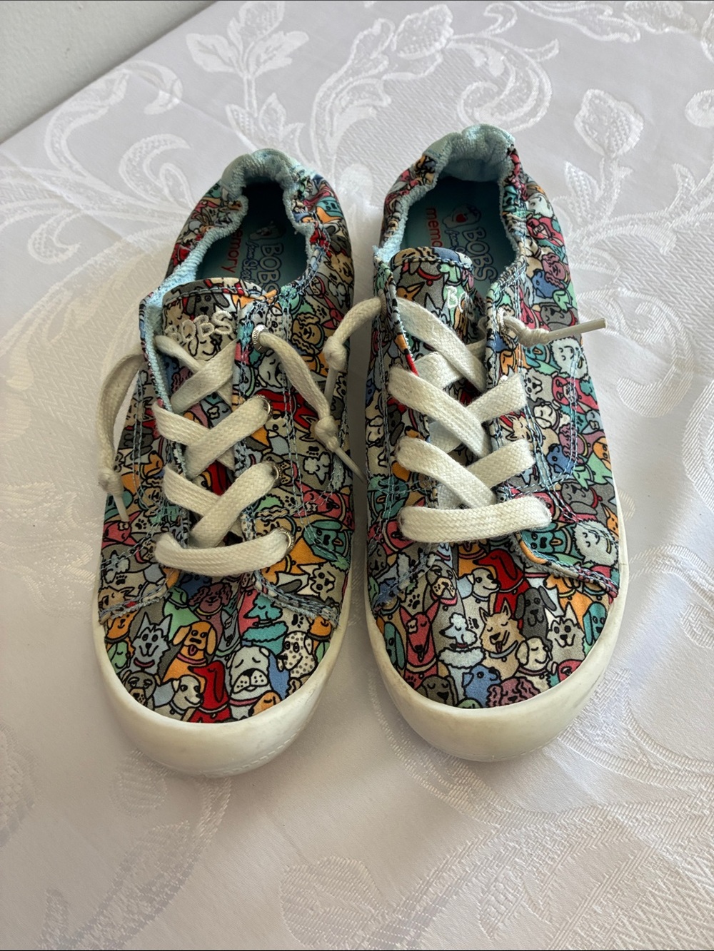 BOBS from Skechers Multicolor Women’s ' Printed Canvas Sneakers